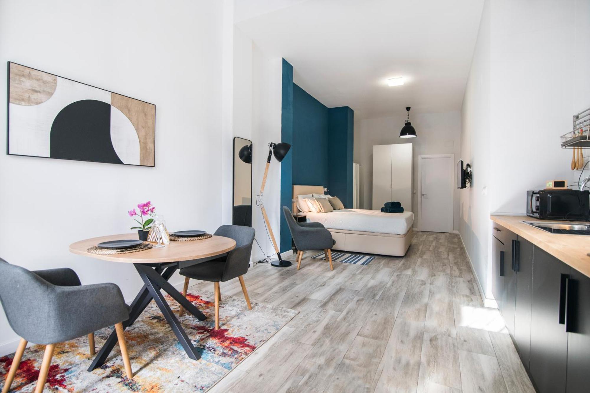 Cozy Loft In Valencia Apartment Bagian luar foto
